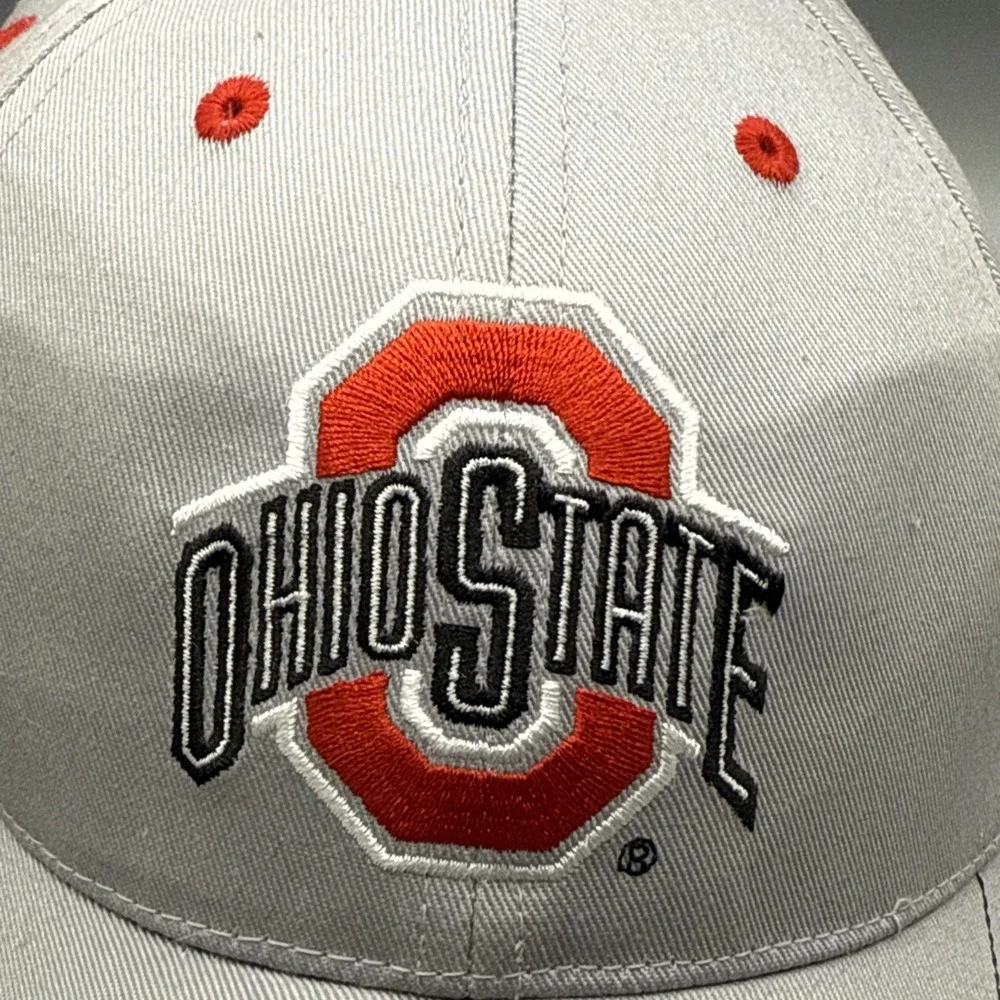 Ohio State Hat/Cap Gray Embroidered Emblem Adjustable Officially‎ Licensed